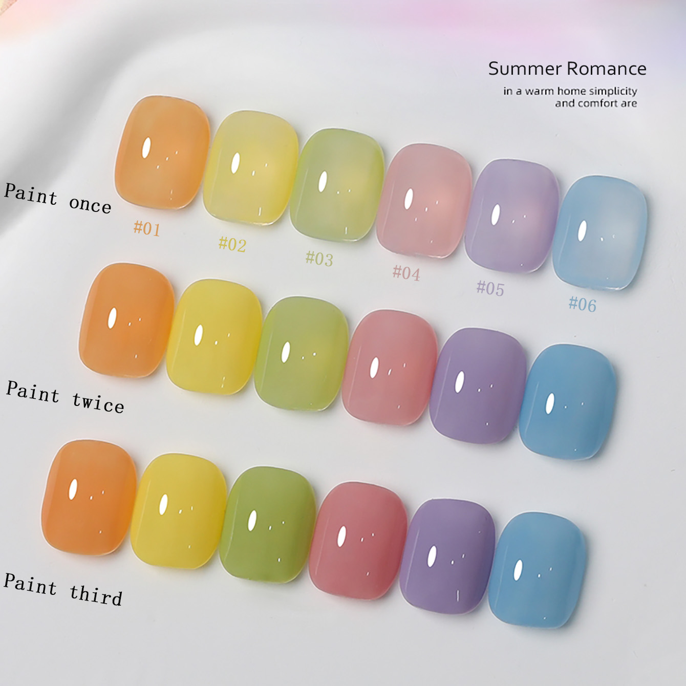 SHAKA 1-6 個ロマンチックマカロンキャンディシリーズ - Nail Art Valentines Day のレビューと価格