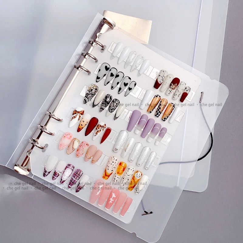 ネイルのヒントアート展示収納ブックマットネイルジェルポリッシ - Nail Art Vector のレビューと価格