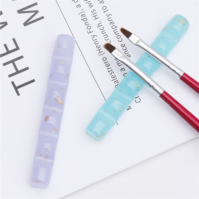 5グリッドネイルブラシホルダー スタンド サロンペンラック  - Nail Art Vector のレビューと価格