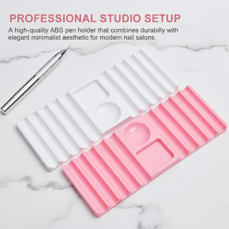 再利用可能なネイルアートパレット ブラシホルダー付き すっき - Nail Art Vector のレビューと価格