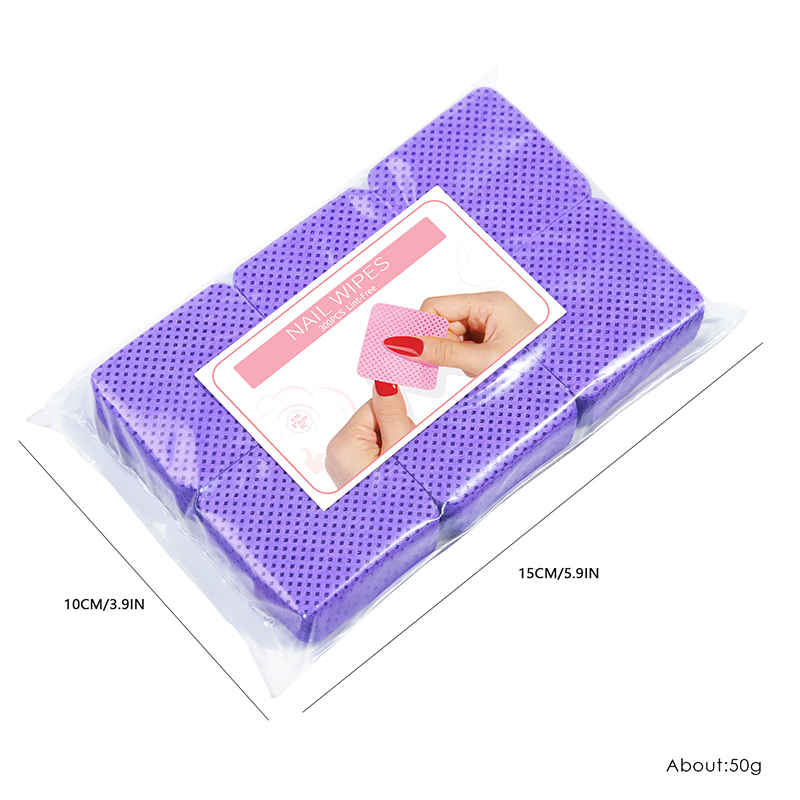 糸くずの出ないネイルワイプ、まつげエクステンショングルーワイ - Nail Art Ombre のレビューと価格