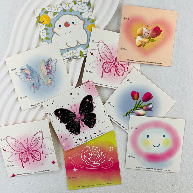 50枚入り 6.5x6.5cm 8x8cm 付け爪用段ボール - Nail Art Vector のレビューと価格