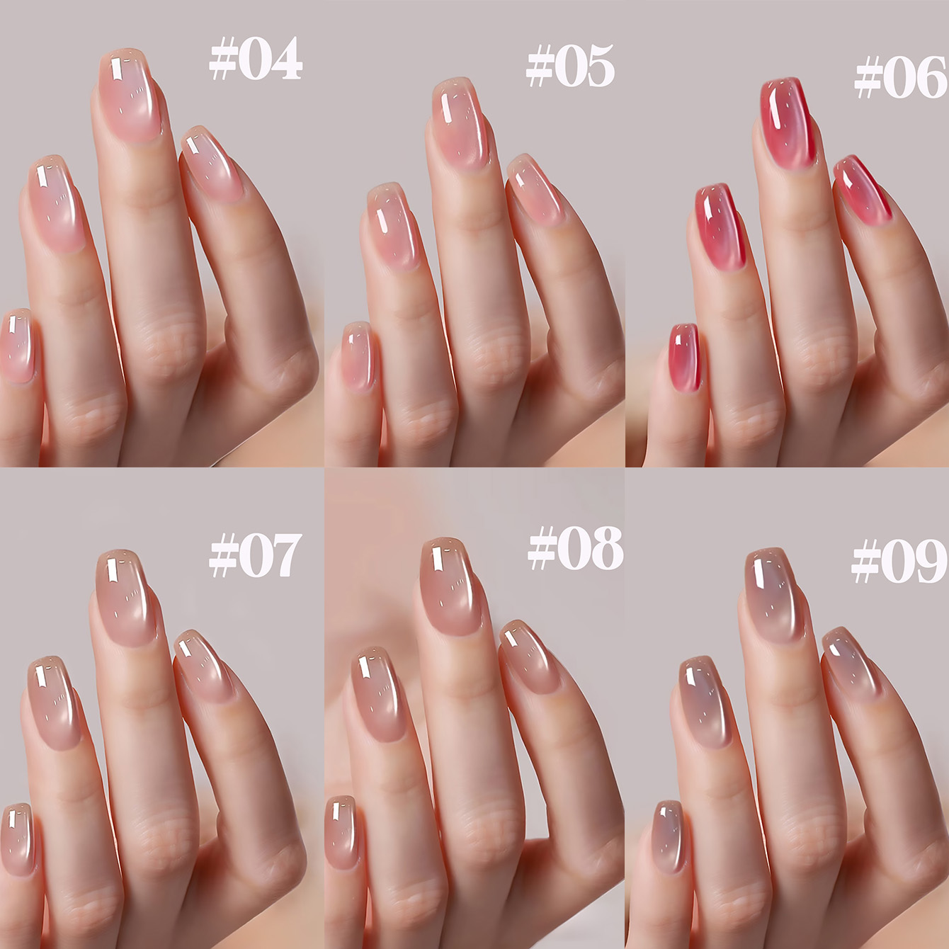 シャカ 1-12個入り 夏の人気商品 アイス透明 ウォーター - Nail Art Cat Eye Pink のレビューと価格