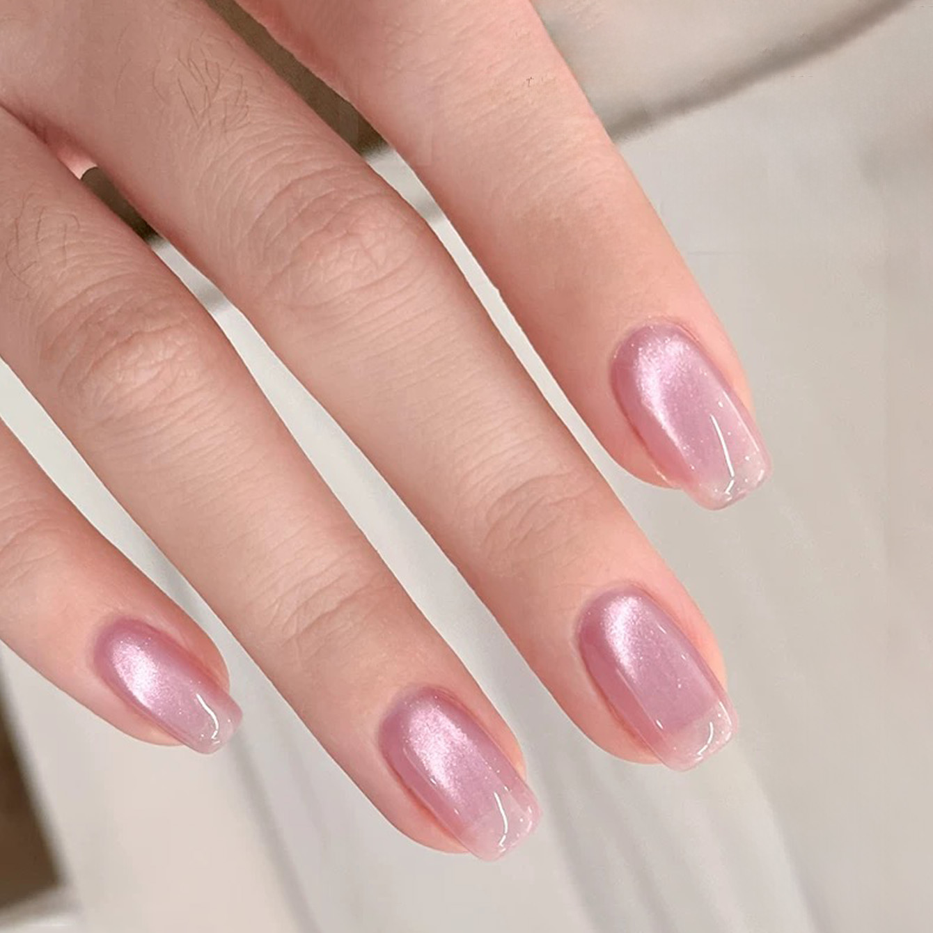 SHAKA 1個 ローズレッド ピンク キャットアイ ジェル - Nail Art Cat Eye Pink のレビューと価格