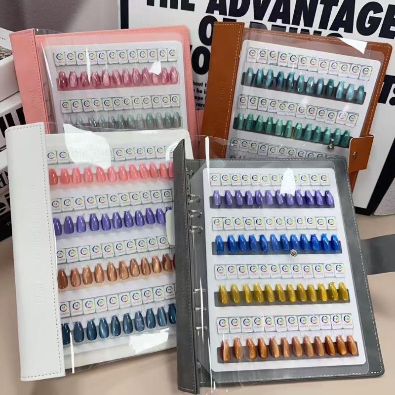 48/96/144/192色 マグネット式ネイルチップ見本帳 - Nail Art Vector のレビューと価格