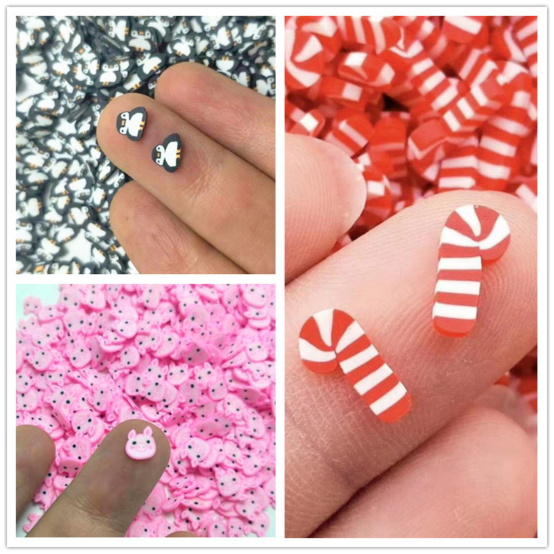 ポリマークレイ,20g,クリスマスクッキー,ペンギン,雪だる - Nail Art Xmas Design のレビューと価格