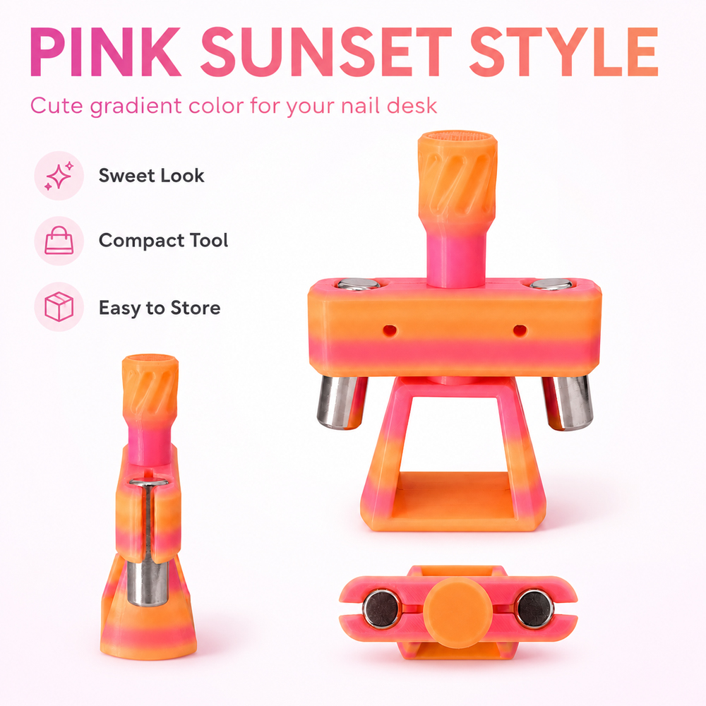 ネイルポップガラスビーズネイルアートマグネット1セットキャッ - Nail Art Cat Eye Pink のレビューと価格