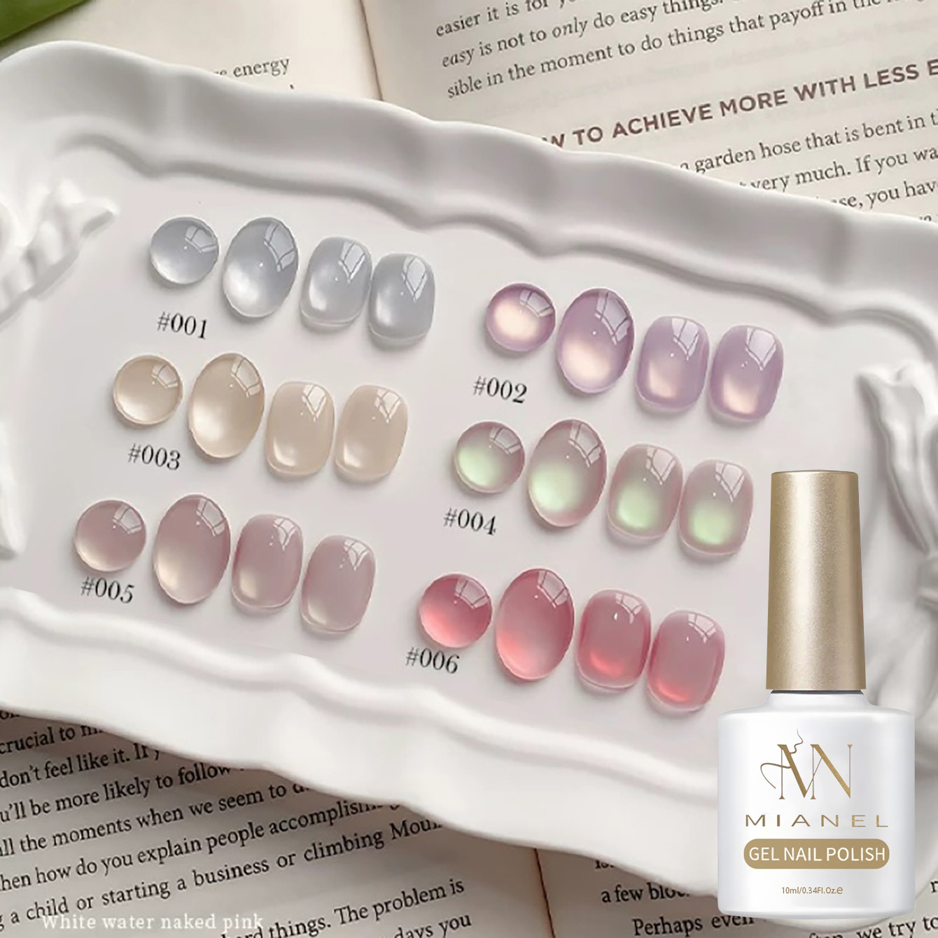 MIANEL 10ML キャンディガラスビーズキャットアイジ - Nail Art Cat Eye Pink のレビューと価格