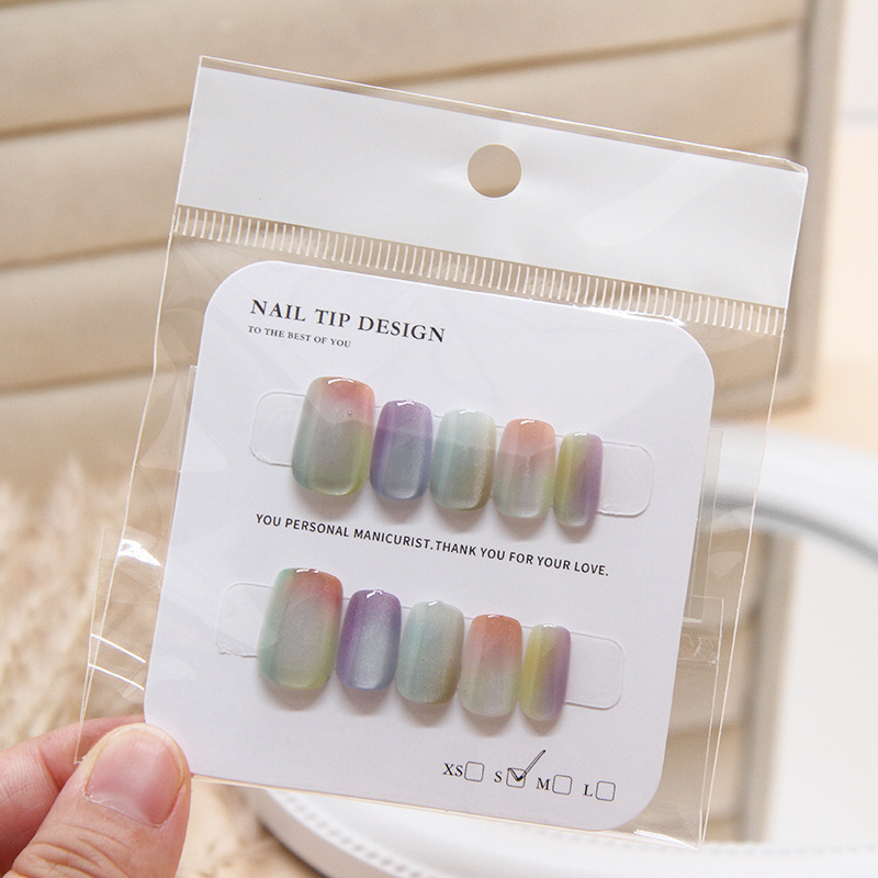 女性用の取り外し可能なキャッツアイネイルパッチ,10個,色と - Nail Art Eye Cat のレビューと価格