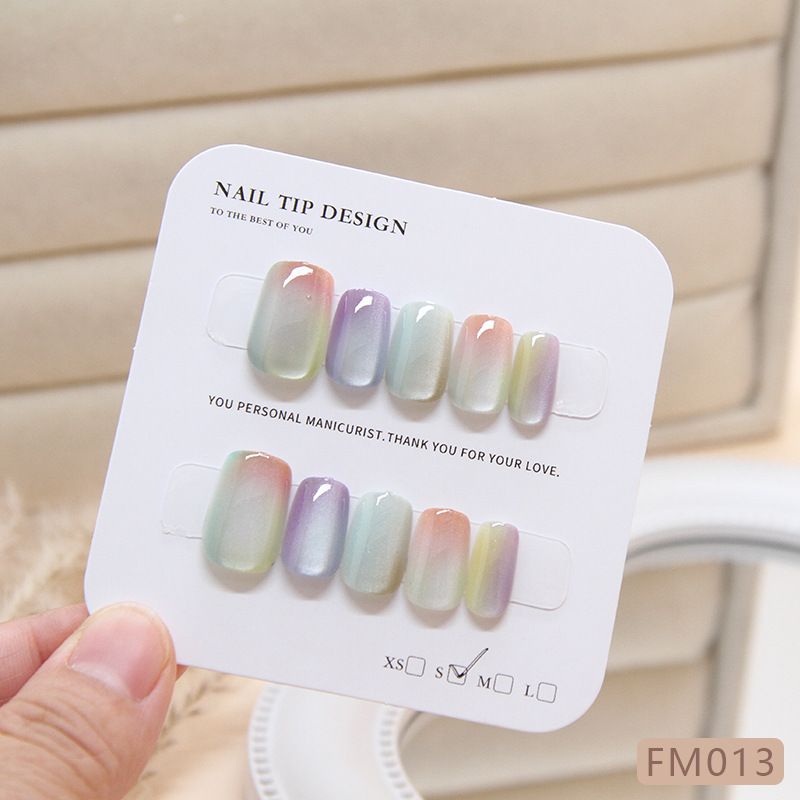 女性用の取り外し可能なキャッツアイネイルパッチ,10個,色と - Nail Art Eye Cat のレビューと価格