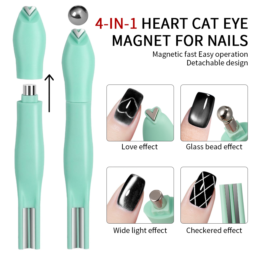 RSNAIL 4 in 1キャッツアイネイルマグネット 3D - Nail Art Love のレビューと価格